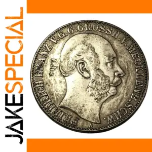 Vintage Friedrich II Cast Coin from Mecklenburg-Schwerin