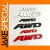 3D AWD Metal Badge for Vehicles