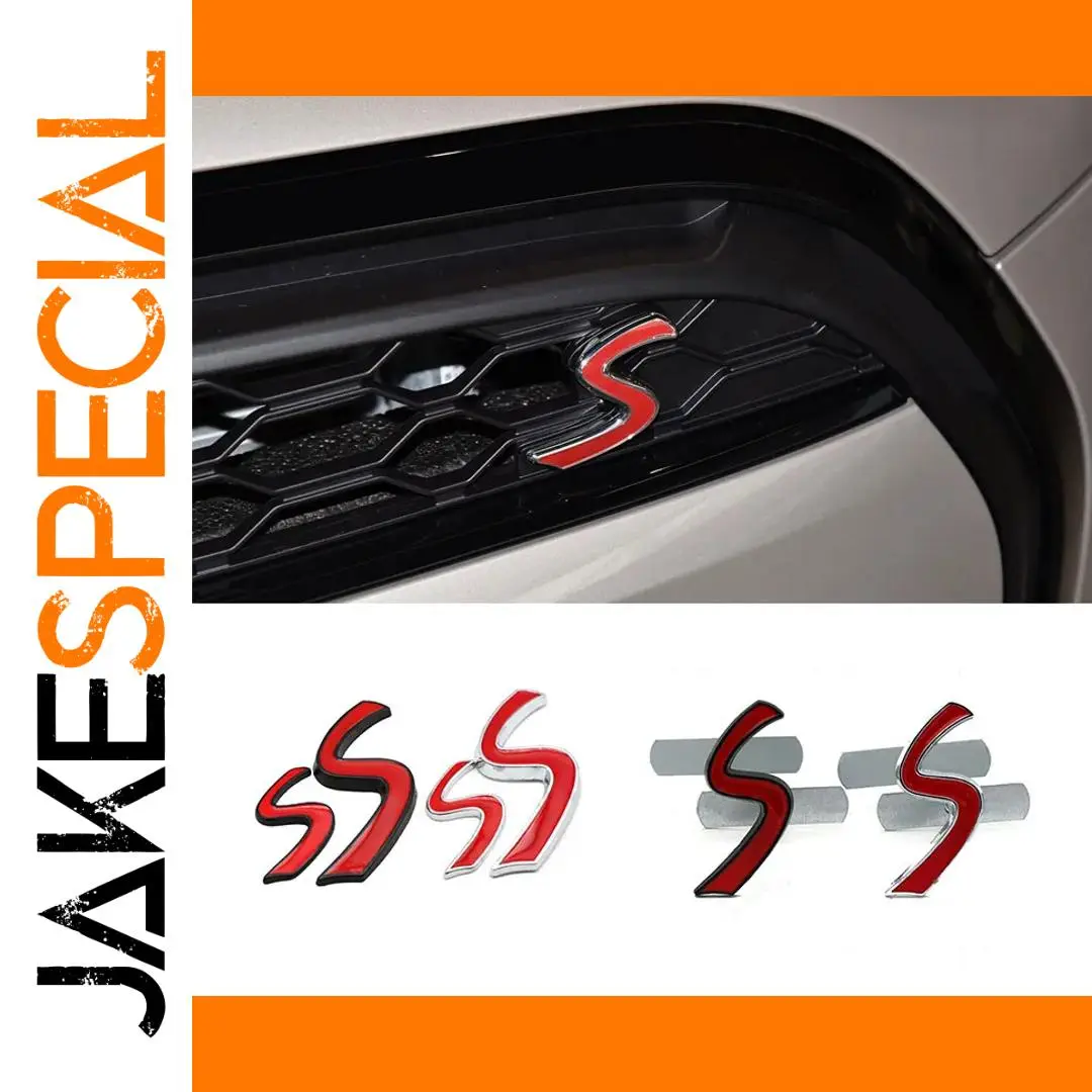 Mini Cooper S Emblem in Metallic Finish 1 Mini Cooper S Emblem in Metallic Finish