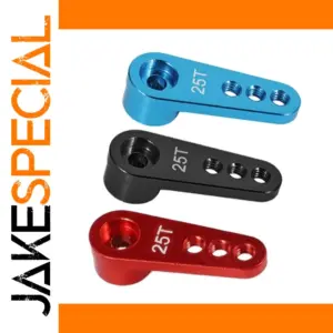 28.5mm 25T Aluminum RC Servo Horn in Red
