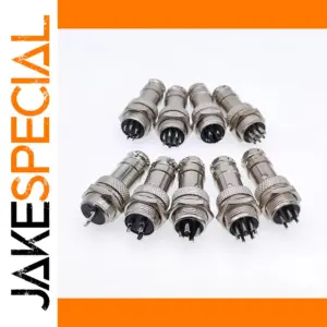 16mm Circular Connector Set for 2-10 Pins