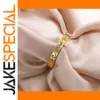 Elegant Gold Heart Ring for Women
