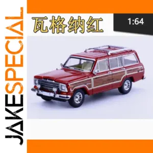 Red Diecast Jeep Wagoneer Model 1:64 Scale