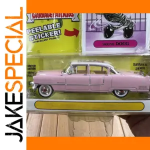 Vintage Pink 1955 Cadillac Die-Cast Model