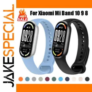 Silicone Strap for Xiaomi Mi Band 8, 9, 10