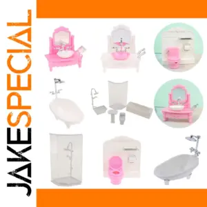 Miniature Dollhouse White Bathtub 16cm