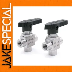 Durable 304 Stainless Steel Ball Valve 1/8-3/4 In