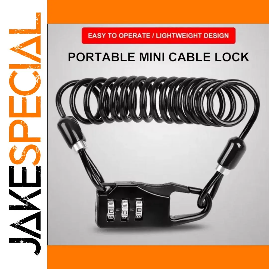 Black Waterproof Zinc Alloy Bicycle Lock 1 Black Waterproof Zinc Alloy Bicycle Lock