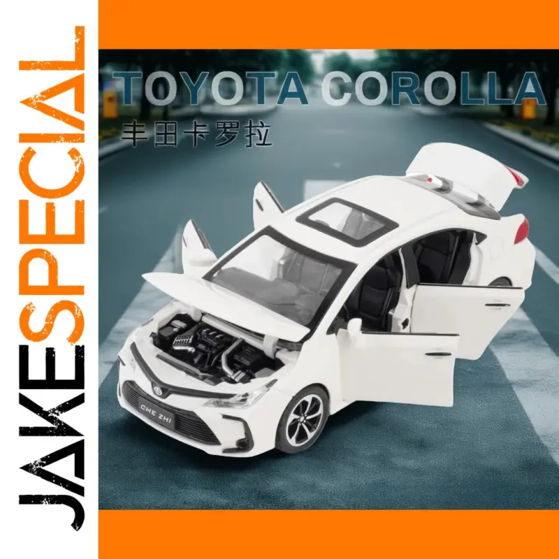 The Elegance of the White Toyota Corolla 1:32 Diecast Model 1 300fc1cc6e4248488e9d0d75 product image