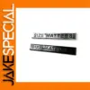 SIZE MATTERS Car Emblem in Chrome or Black