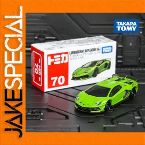 Vibrant Green Lamborghini Aventador SVJ Mini Model