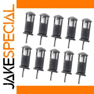 Miniature LED Lamppost Set for Model Scenery