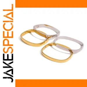 Unisex Stainless Steel Bangle Set