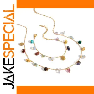 Vibrant Natural Stone Jewelry Set for Women