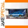 Blue Ford Escort Fast 8 Diecast Model 1:24 Scale