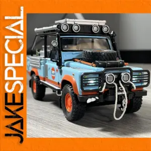 Diecast Land Rover Defender 90 Model in Blue