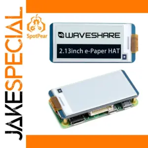 2.13-inch Monochrome e-Paper Display HAT for Raspberry Pi