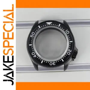 Black Stainless Steel Watch Case for Men