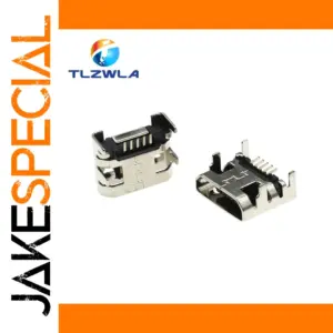 Micro USB Female Connectors Set for PCB Assemblies