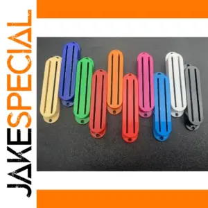 Colorful Dual-Rail Pickup Covers for Electric Guitar