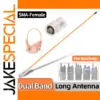Vibrant Orange Dual-Band Ham Radio Antenna