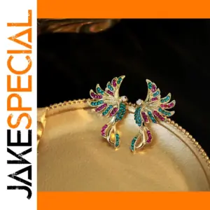 Gold-Color Bird Stud Earrings LL-YS1121