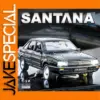 Premium 1:24 Scale Diecast Volkswagen Santana W140 Model