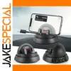 Black Car Phone Holder with 360° Rotation
