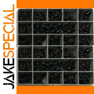 Black Plated Tapping Screw Set for Electronics