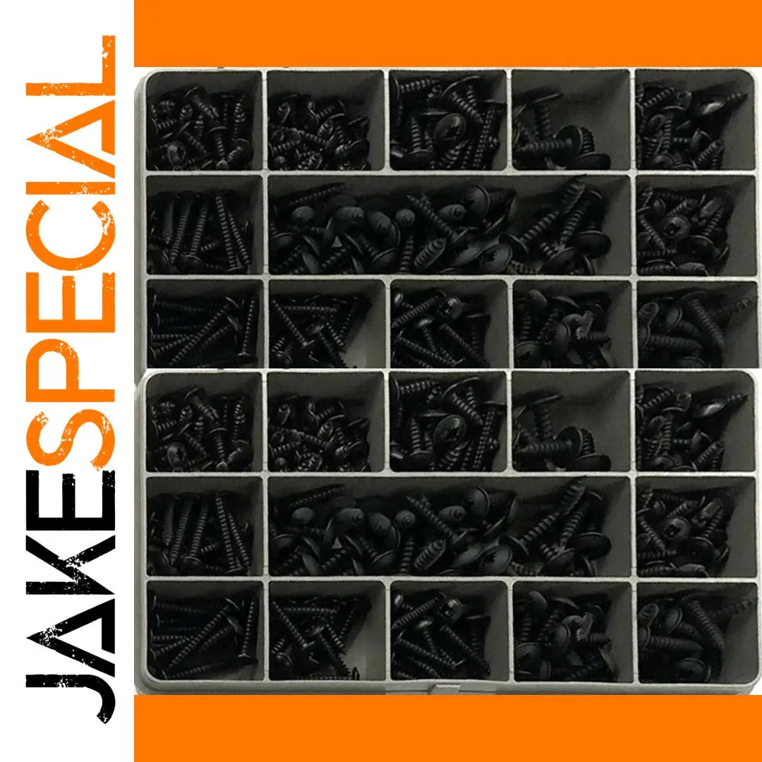 Black Plated Tapping Screw Set for Electronics 1 Black Plated Tapping Screw Set for Electronics