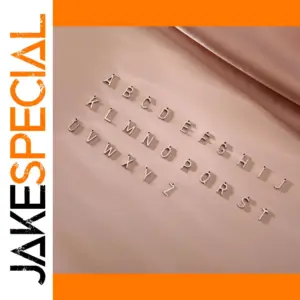 Stainless Steel Alphabet Charm Set (5 pcs)