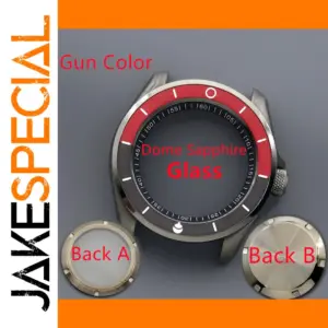 Gunmetal SKX007/SKX009 Dive Watch Case