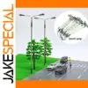3V Copper Miniature Street Lamps Set