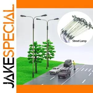 3V Copper Miniature Street Lamps Set