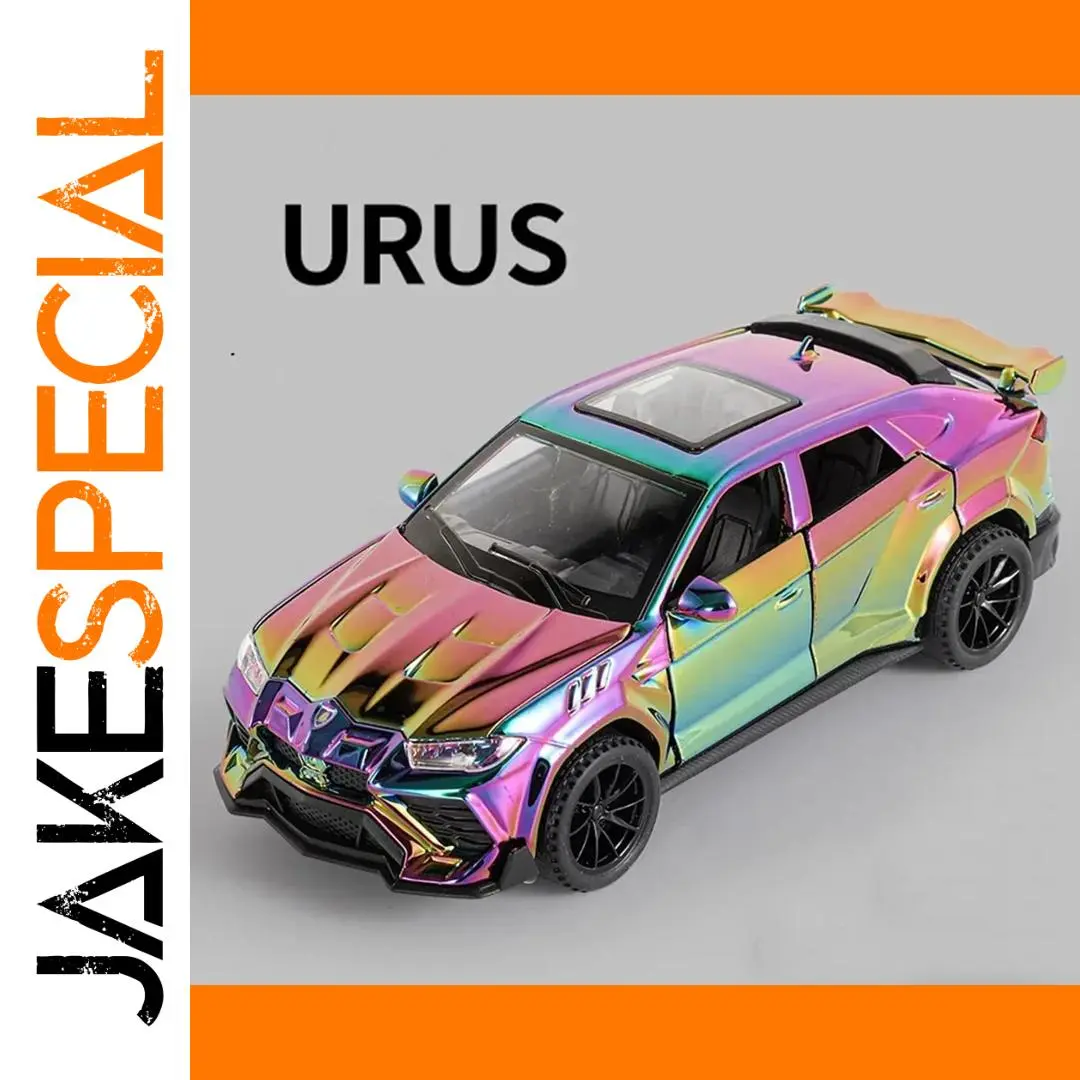 1:32 Lamborghini Urus Diecast Model with Iridescent Finish 1 1:32 Lamborghini Urus Diecast Model with Iridescent Finish