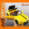 Vibrant Yellow Benz SL63 Diecast Model