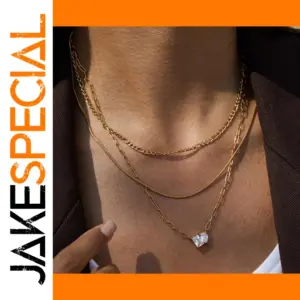 Stainless Steel Gold Necklace JDN0306051