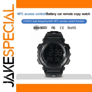 Waterproof NFC Smartwatch Model 315/433MHz