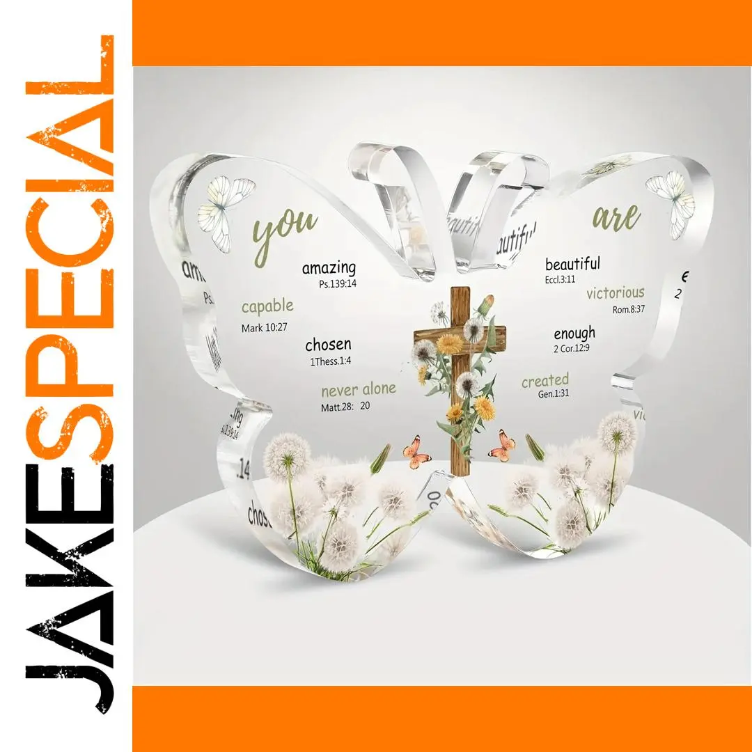 Acrylic Faith Butterfly Keepsake 1 Acrylic Faith Butterfly Keepsake