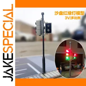 HO Scale Miniature Traffic Light with LED Signals
