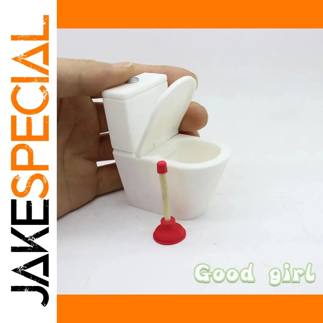 Realistic Dollhouse Toilet Seat in 1/12 Scale 1 Realistic Dollhouse Toilet Seat in 1/12 Scale