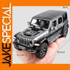 1:22 Scale Diecast Jeep Wrangler Rubicon Model