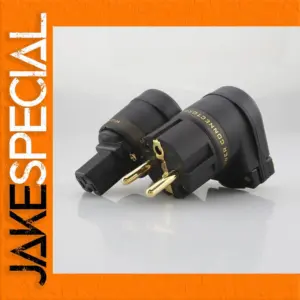 24K Gold-Plated Schuko Power Connector