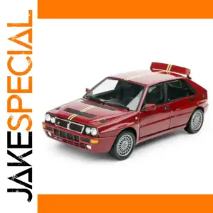 Diecast 1:18 Lancia Delta Model in Vibrant Red