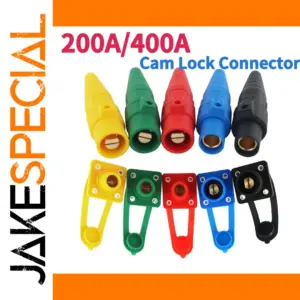 High-Current Cam Lock Connectors for Stage