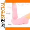 Pink Silicone Foot Socks for Moisturizing
