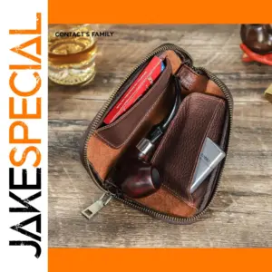 Leather Tobacco Pipe Case CF5015