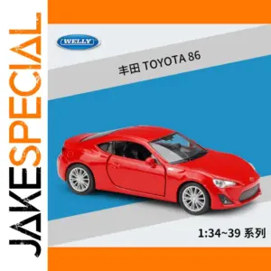 Red Toyota 86 Diecast Model 1:36 Scale