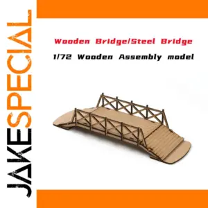 1:72 European Wooden and Steel Bridge Kit