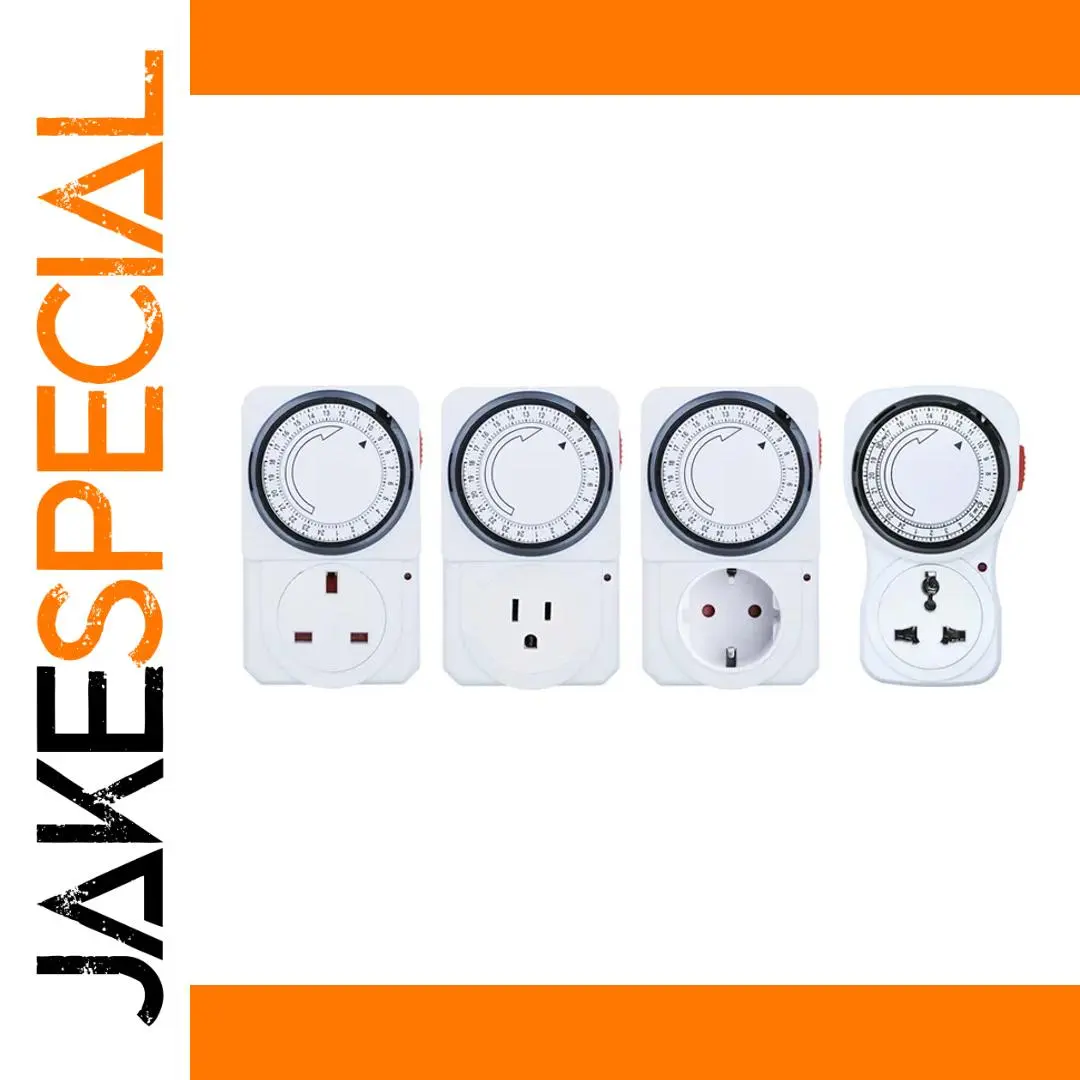 24-Hour Mechanical Timer Switch with Universal Outlet 1 24-Hour Mechanical Timer Switch with Universal Outlet
